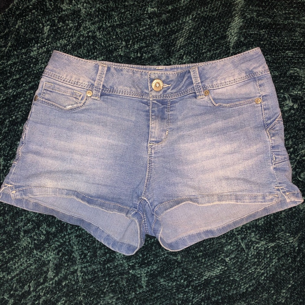 Blue jean shorts